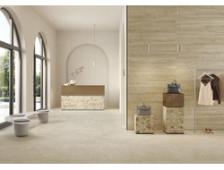 CITYSTONE, керамогранит, 60x120 см, Травертин Линейный Матовый Ректификат (9мм), K951847R