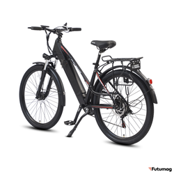 Электровелосипед WHITE SIBERIA CAMRY LIGHT 500W матовый черный