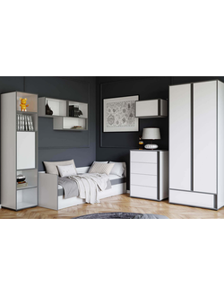 Детская "Асцелла" К1 белый/графит серый Тэкс