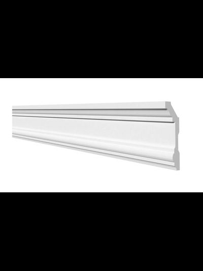 Потолочный плинтус DECOR-DIZAYN DD503, из дюрополимера, под покраску, ударопрочный, 2 метра