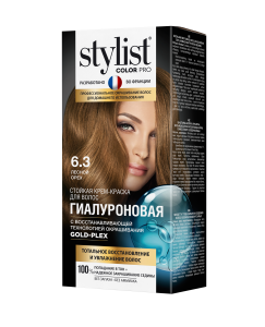 ФИТО Стойкая крем-краска Тон 6.3 Лесной орех  Гиалуроновая STYLIST COLOR PRO 115мл