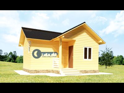 Б-07  ГАБАРИТНЫЕ РАЗМЕРЫ: (5,5Х6М) 1 ЭТАЖ, ОБЩАЯ ПЛОЩАДЬ: 30М²