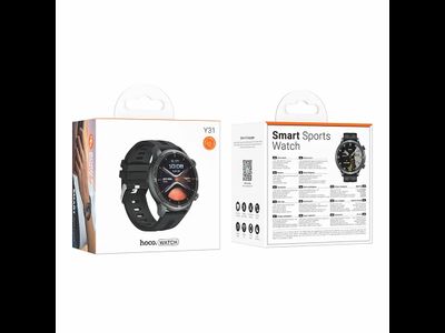 Смарт-часы Hoco Y31, Bluetooth 5.3, монитор сна и пульса, экран 1,46", черные