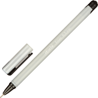 Ручка шариковая Attache Essay, 0,5мм, черный стержень, белый корпус