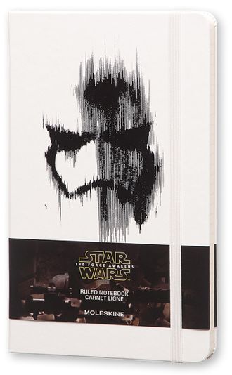 Блокнот Moleskine Star Wars VII (средний, белый, в линию)