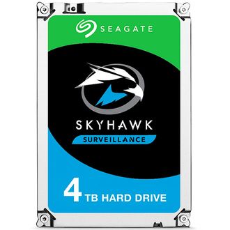 Жесткий диск HDD 4000 Gb Seagate SkyHawk ST4000VX013, 3.5", 256Mb, SATA III