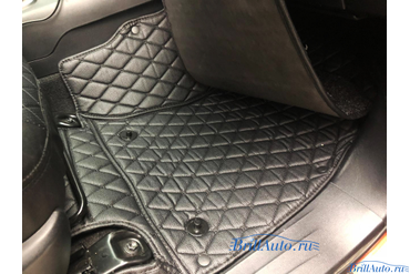 3D-коврики из экокожи в Toyota Hilux