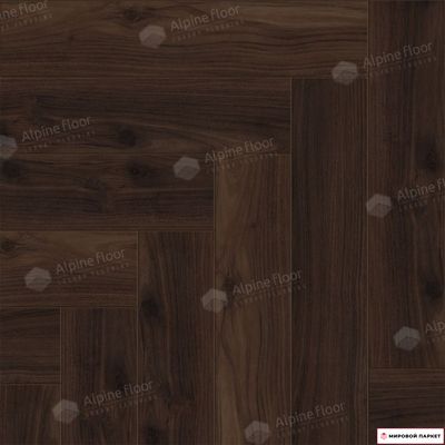 Ламинат Alpine Floor Herringbone 10 Орех Трентино LF107-12 33 класс толщина 10 мм с фаской 1.56 м2