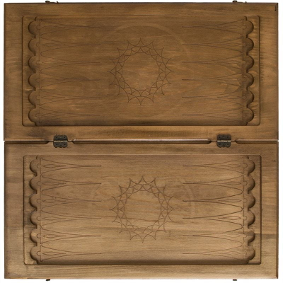 Нарды резные "Сияние" от мастера Григория Устяна