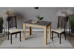 Стол раздвижной Промо Тип 4 Дуб Крафт Золотой/Ателье темное