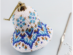 Колокольчик "Часики"  - Набор для вязания крючком с бисером от Ирины Рудевич