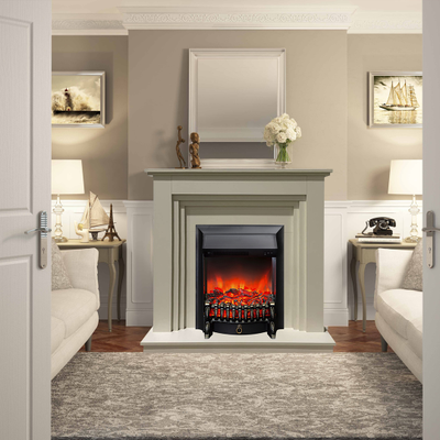 камин электрический Вотан бежевый Fobos