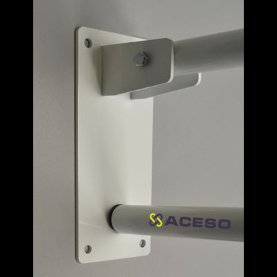 Откидной настенный поручень для унитаза окрашенный, белый