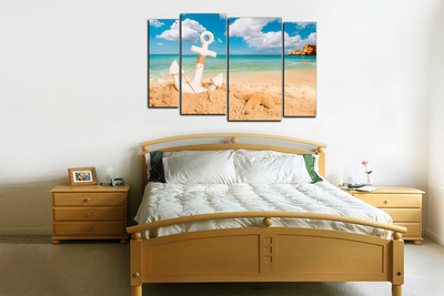 Модульная картина "Голубая лагуна"