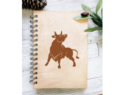 Скетчбук с символикой "Быка" №10