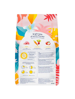 Florida сухой корм для взрослых кошек с курицей и яблоком 0,8 кг