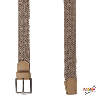 FR11PU-beige FABRETTI Ремень жен/муж текстиль