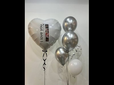 Композиция из шаров "I LOVE YOU"
