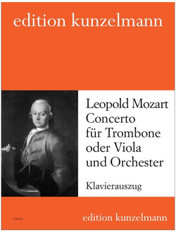 Mozart, Leopold Concerto for trombone or viola