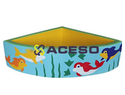 «Сухой бассейн» с аппликацией (угловой) разборный