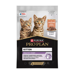 Pro Plan (ПроПлан) Kitten влажный корм для котят, Лосось в соусе, 85 г