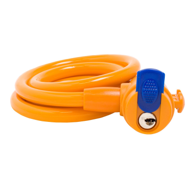 Замок с тросом ОРАНЖ 1000мм [8300]