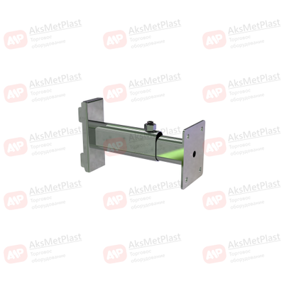 KM10 Дистанционное крепление хромированное к стене колонны регулируемое длина 70—115 мм