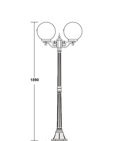 Садово-парковые светильники GLOBO S-2 (184См)