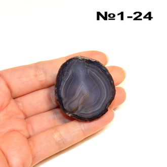 Агат натуральный (горбушка) Тиман №1-24: 37,0г - 40*36*20мм