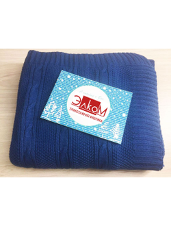 Плед вязаный "Косы"