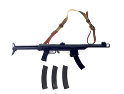 Пистолет-пулемёт Судаева и 3 магазина 1/6 (AL100029) - Alert line