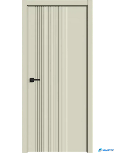 Межкомнатная дверь с покрытием ПВХ Лайн Ап 02 ДГ Миндальное молоко купить в Челябинске | КВИРТЕК
