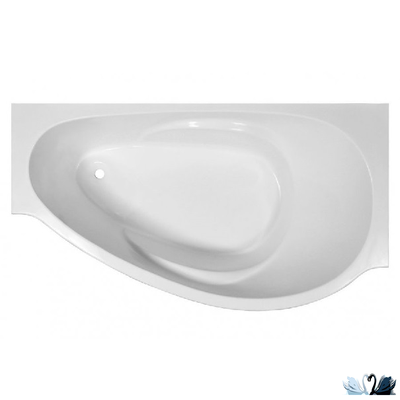 Ванна Эстет Грация 170 x 94 см, каменная правая, угловая, асимметричная