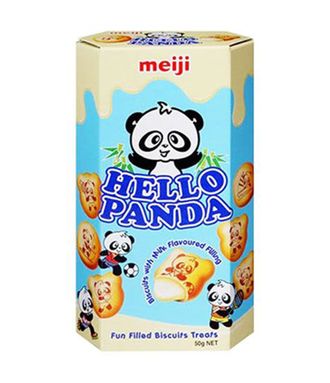 Печенье Meiji Hello Panda с ванильным кремом 45 гр (10 шт)*8