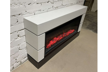 Линейный электрический камин Норман