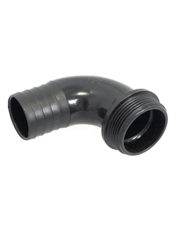 Патрубок угловой 90 град, 38мм