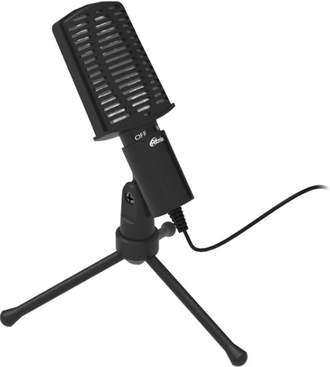 Микрофон проводной Ritmix RDM-125 (черный)