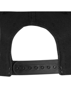 Кепка с прямым козырьком черная (мяч пляжный)