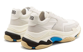 Balenciaga Triple S 2.0 белые с голубым