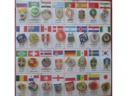 Набор значков ЧМ-2018