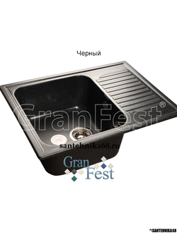 Керамическая мойка Granfest Гранфест GF-S645L реверсивная 1 секционная мойка