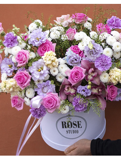 Шляпная коробка "Lilac dream"