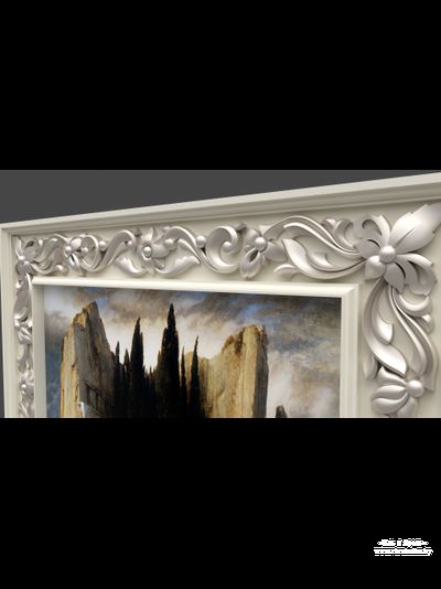 Резная рама для зеркала, stl model