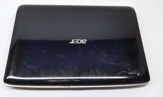 Корпус для ноутбука Acer Aspire 6920G, не держатся декоративные заглушки на петлях (комиссионный товар)