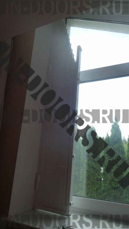 Раздвижные решетки на окна гармошка 2
