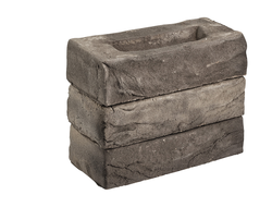 Кирпич ручной формовки Дивногорье Узорный 1НФ 250х120х65