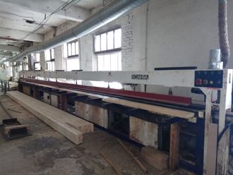 Автоматическая линия торцевого сращивания YongQiang FJL 12 метров
