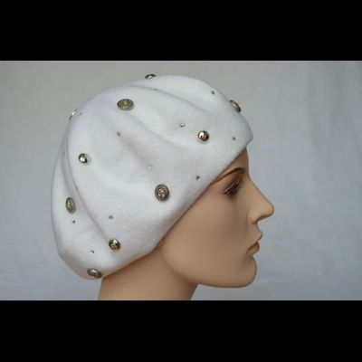 Берет Vizio Италия 3633 фетровый белый