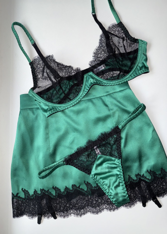 Clarissa silk skirt set