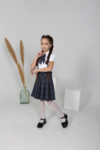 Юбка на кокетке мягкая складка коллекции "Геометрия"